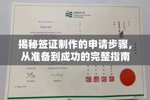 西沙揭秘签证制作的申请步骤，从准备到成功的完整指南
